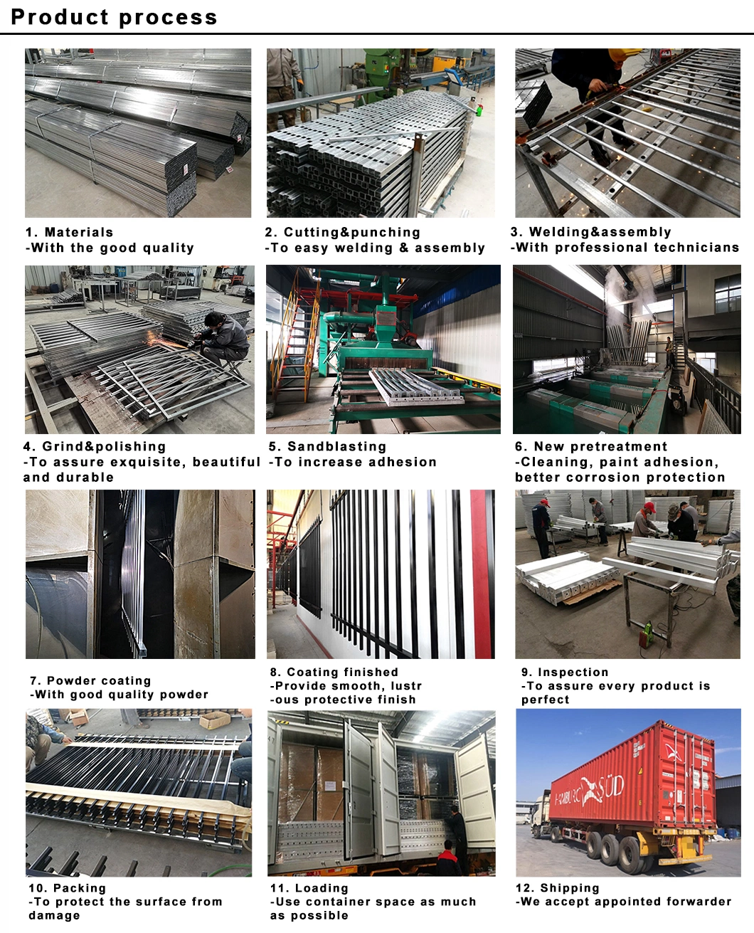 Factory Manufacture Screen Railing / Steel Screen Railing / Metal Screen Railing, Safety Screen Railing