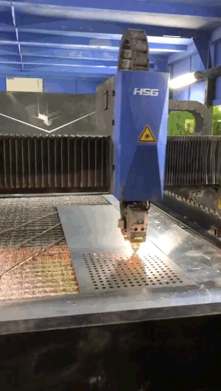 Pannelli murali in alluminio perforato con taglio laser CNC per la decorazione di pareti esterne